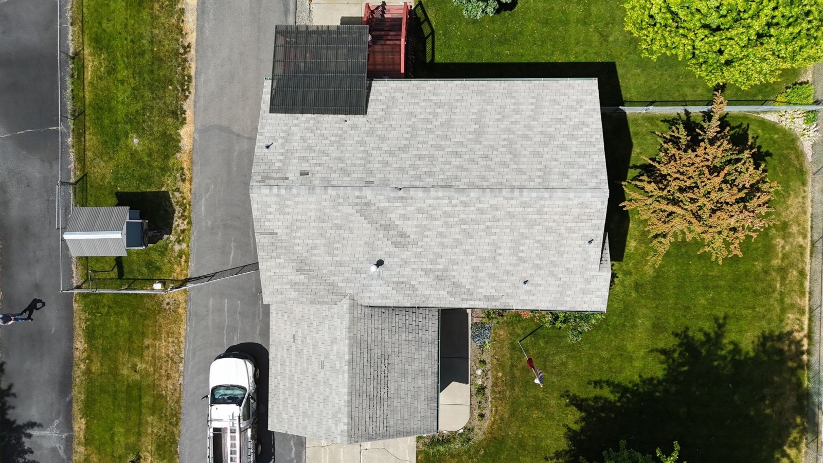 Lake City Roofing before & after images