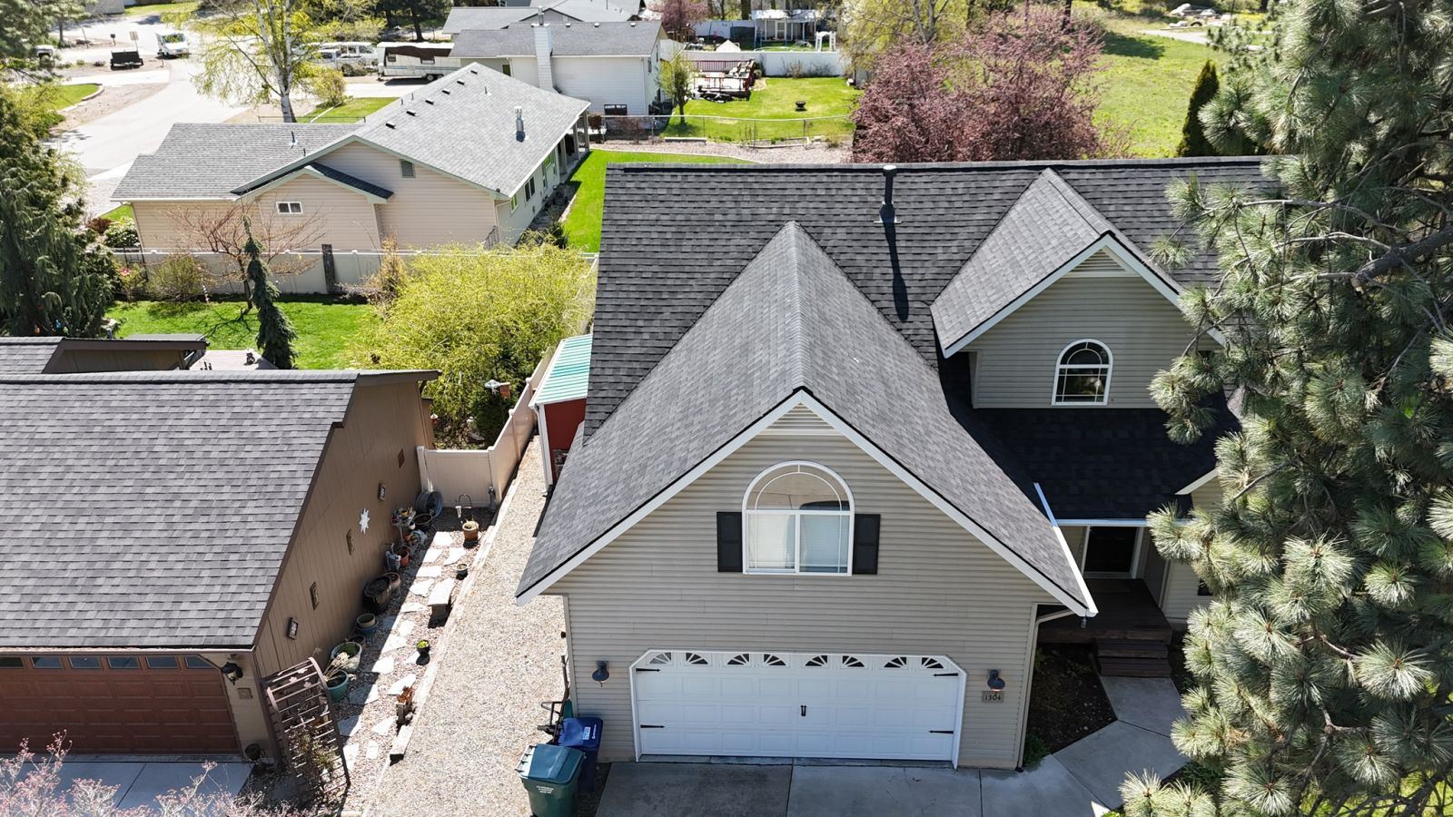 Lake City Roofing before & after images