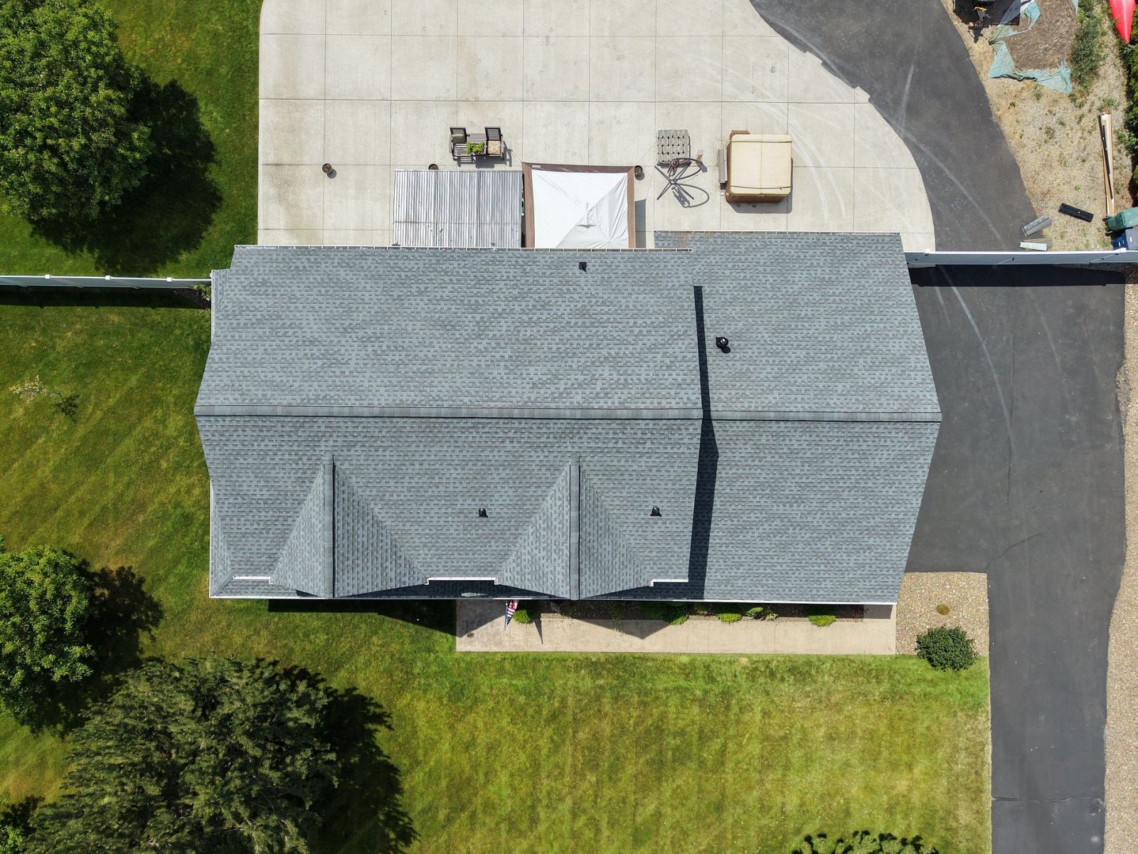 Lake City Roofing before & after images