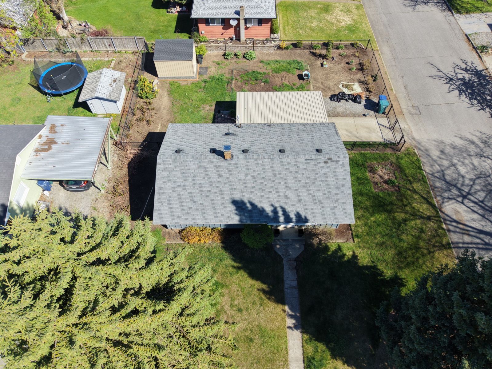 Lake City Roofing before & after images