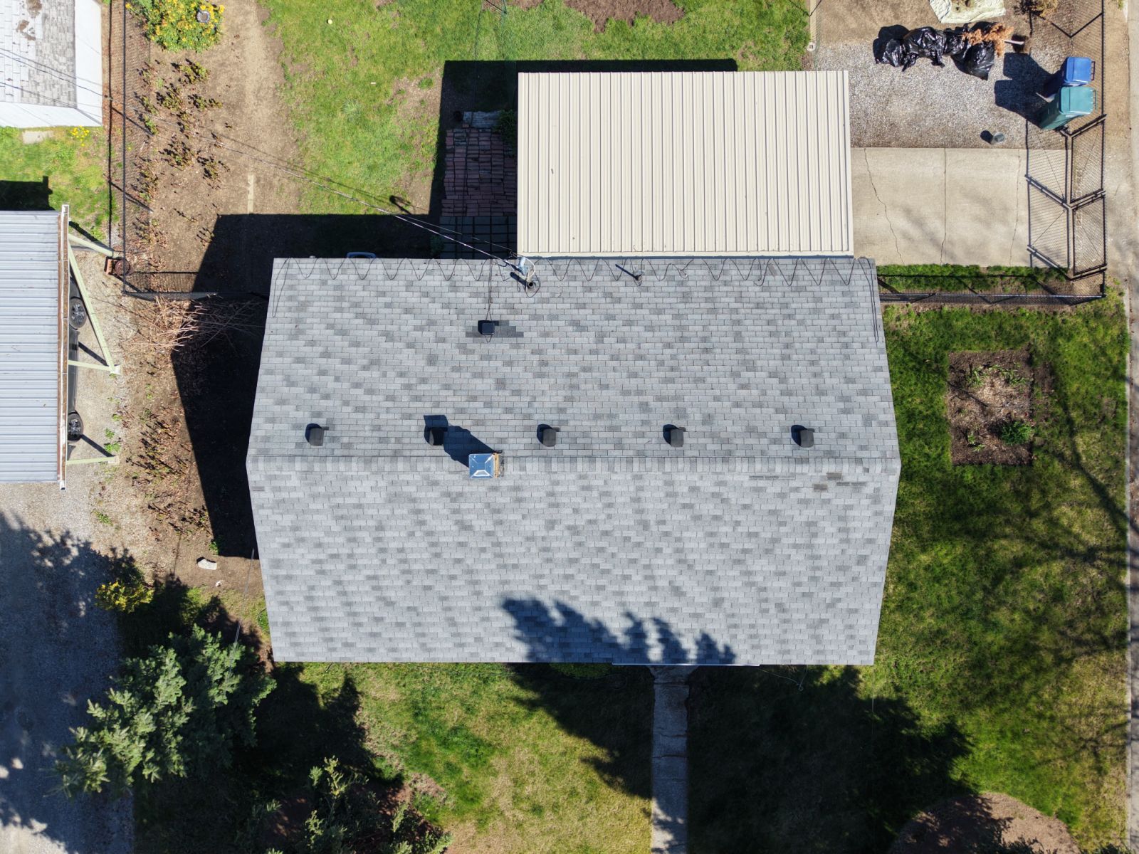 Lake City Roofing before & after images