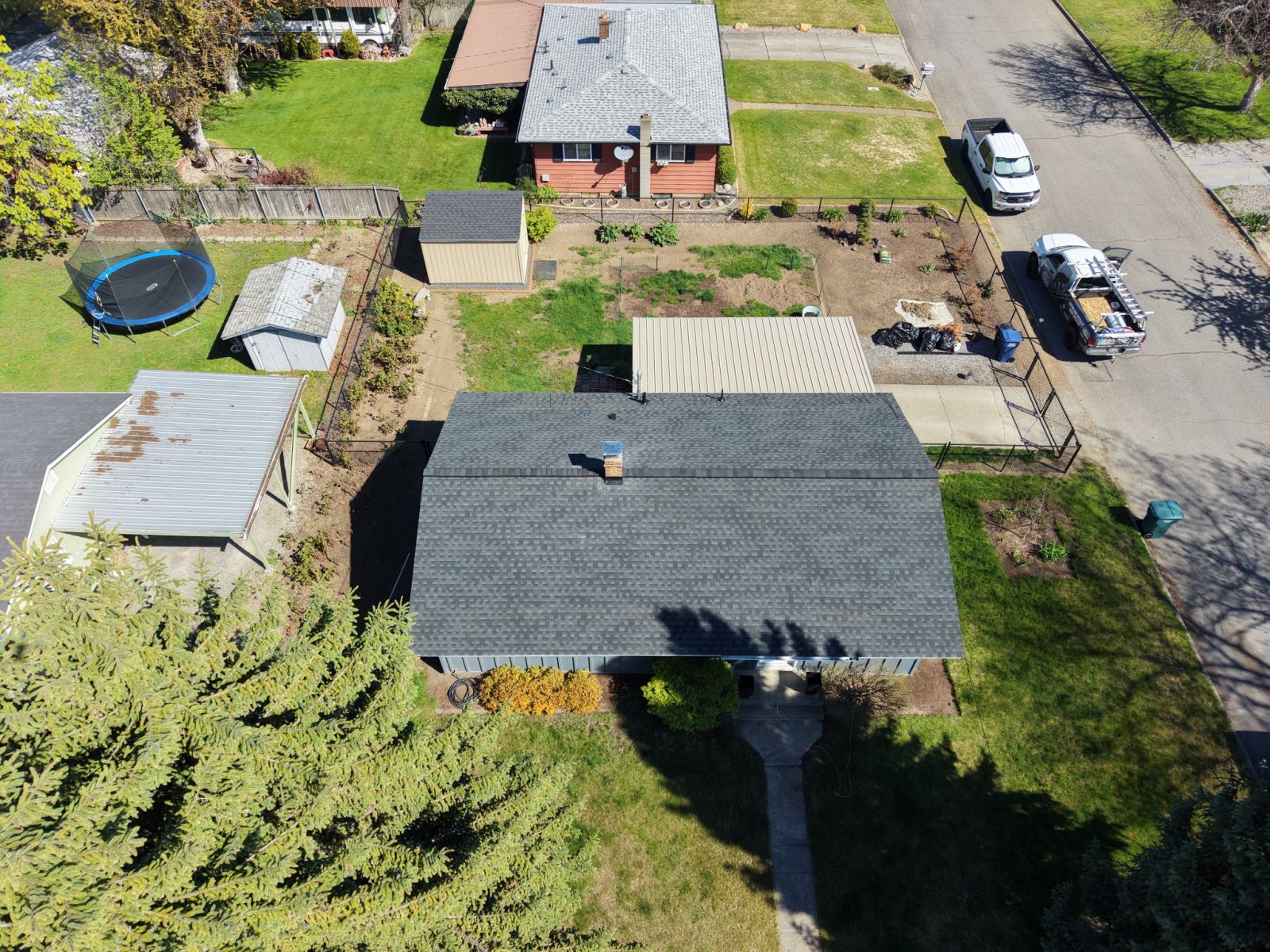Lake City Roofing before & after images