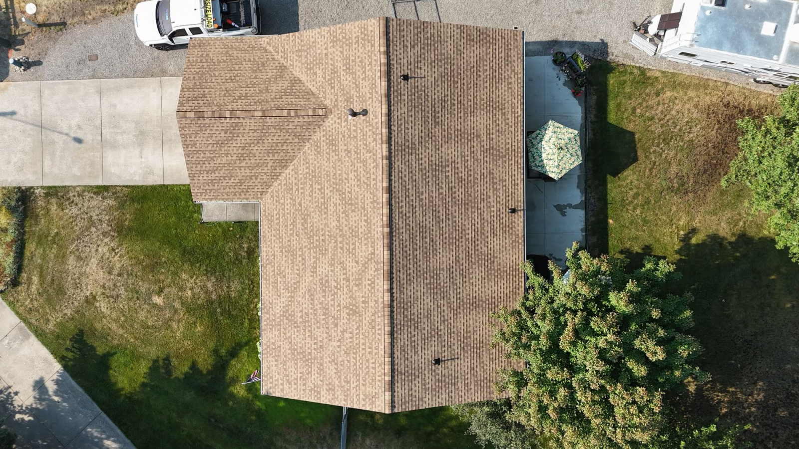 Lake City Roofing before & after images