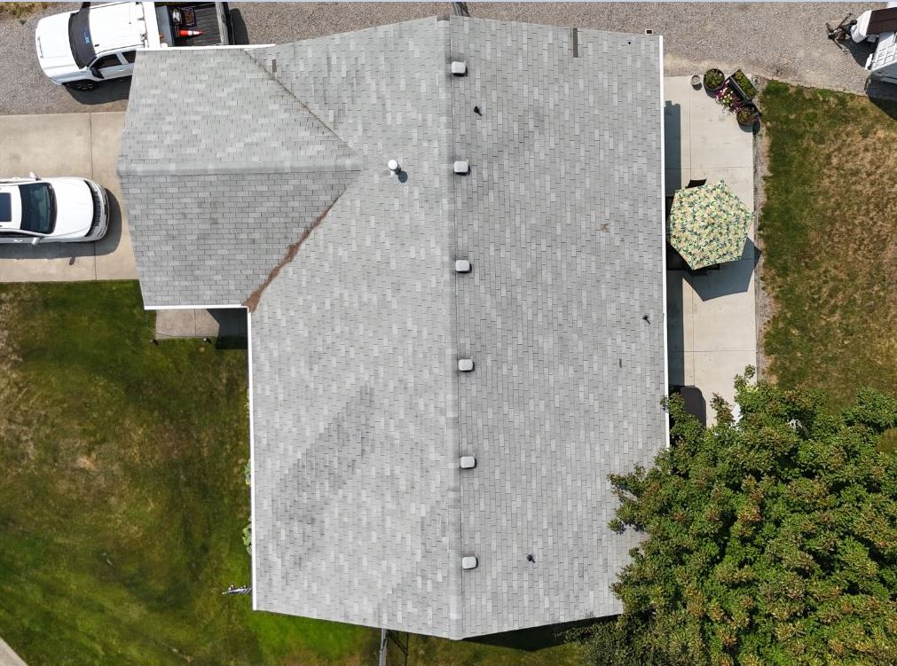 Lake City Roofing before & after images