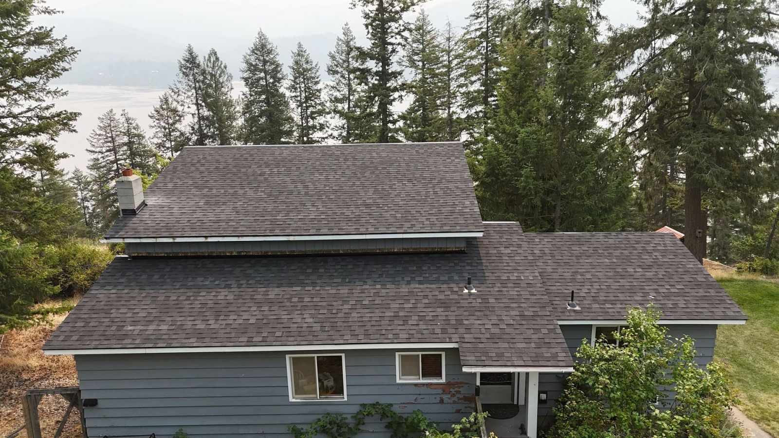 Lake City Roofing before & after images