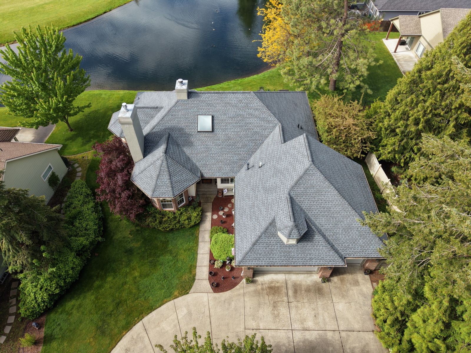 Lake City Roofing before & after images