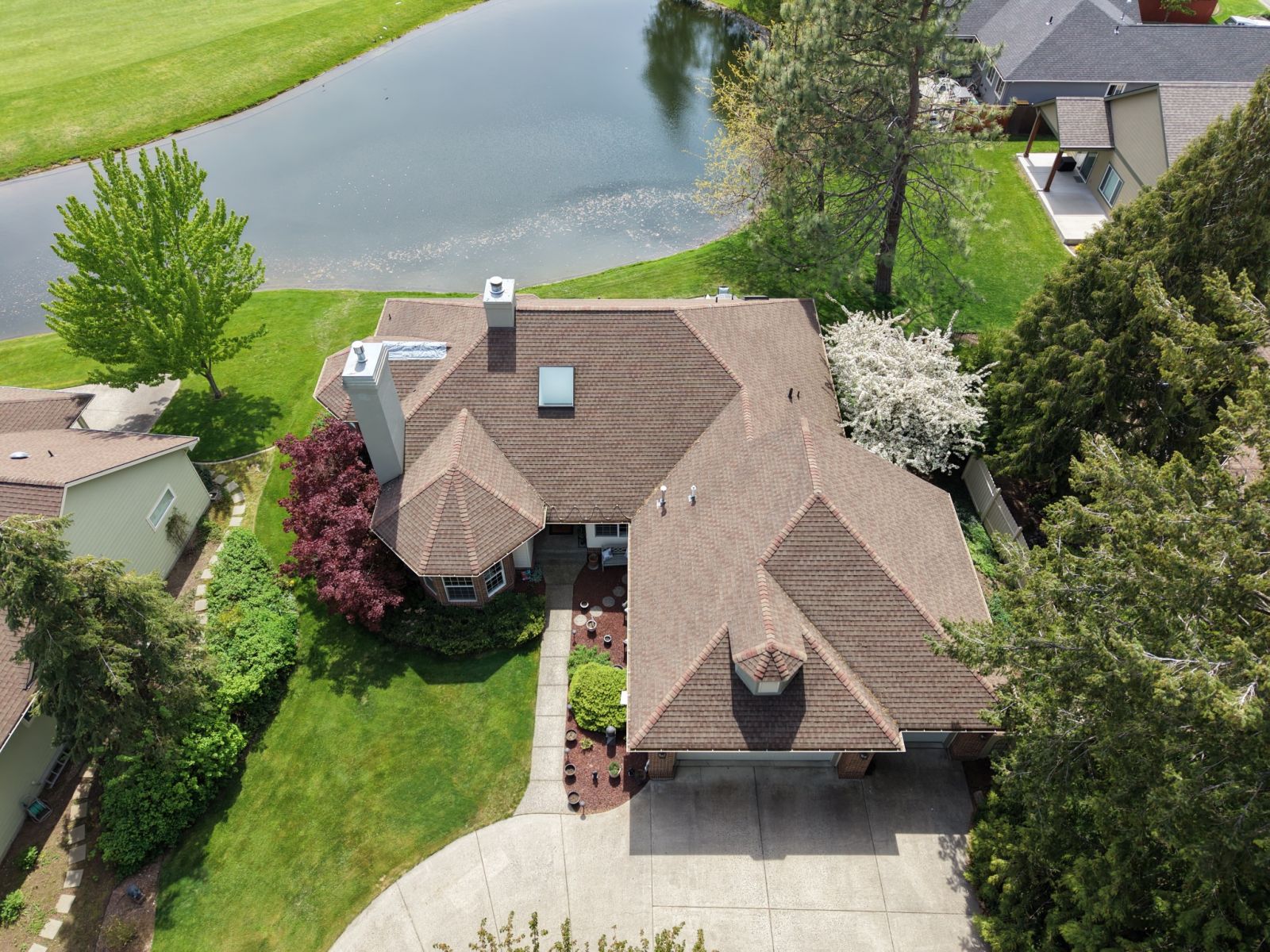 Lake City Roofing before & after images
