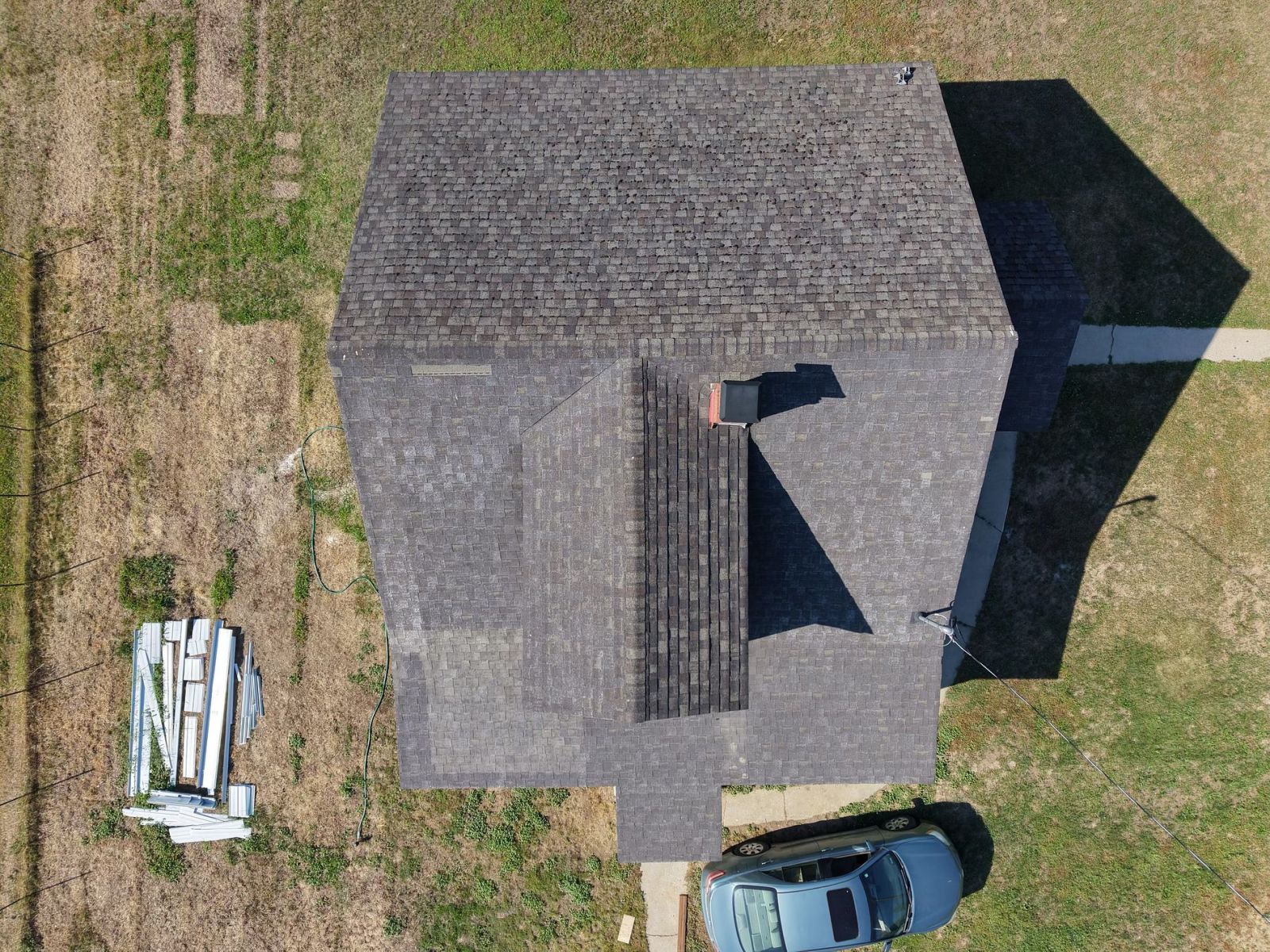 Lake City Roofing before & after images