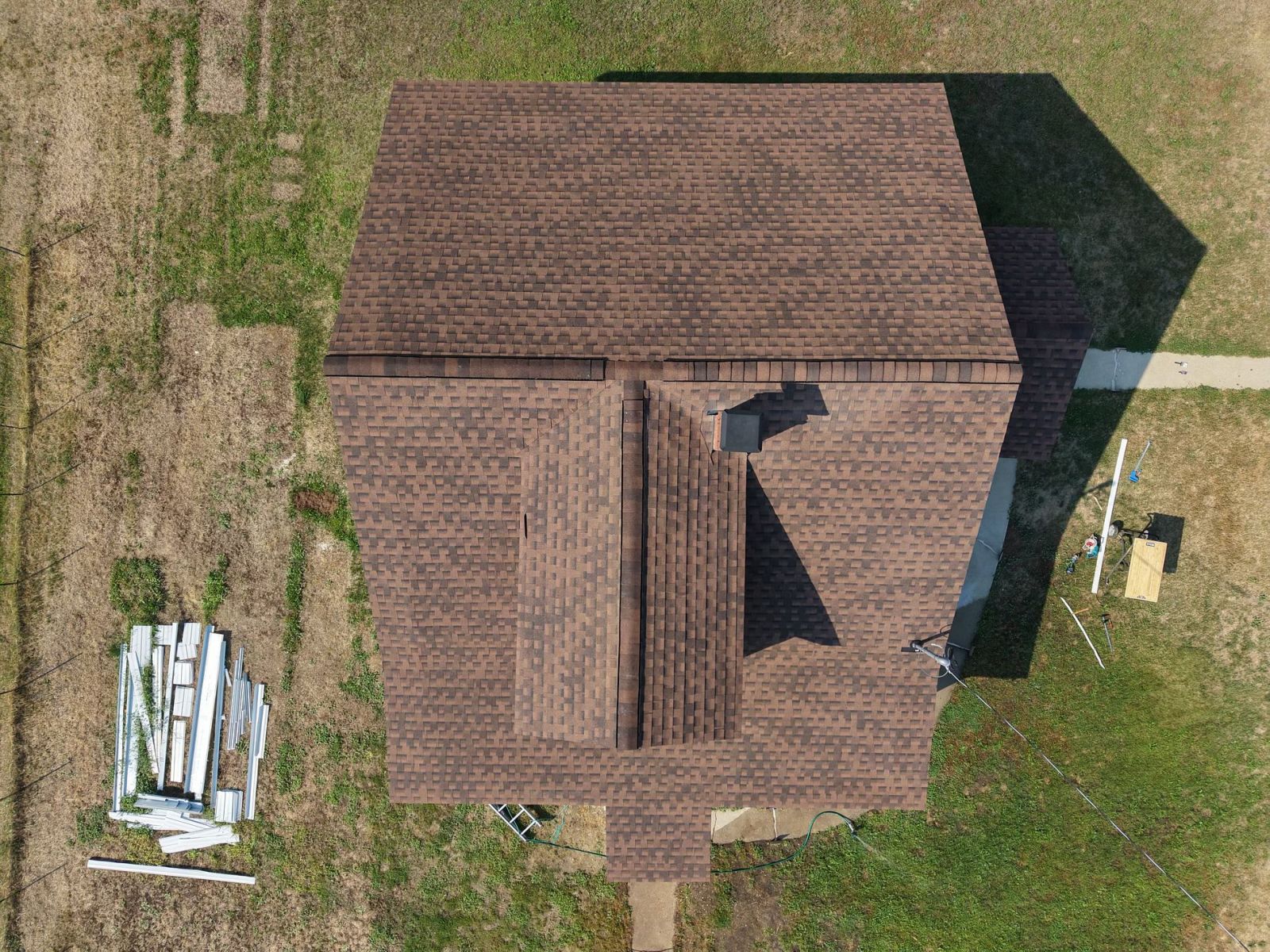 Lake City Roofing before & after images
