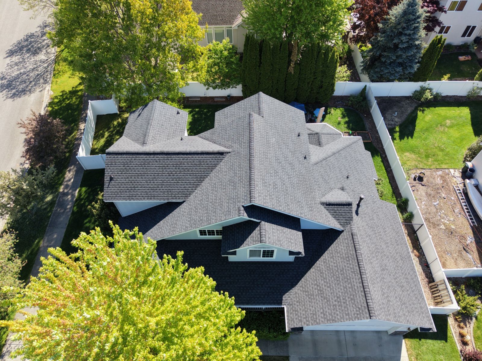 Lake City Roofing before & after images