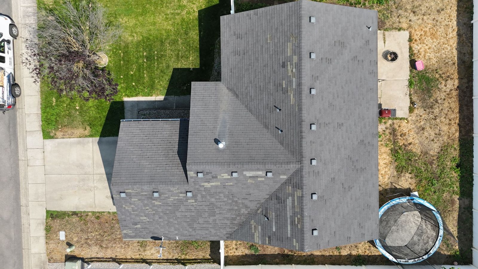 Lake City Roofing before & after images