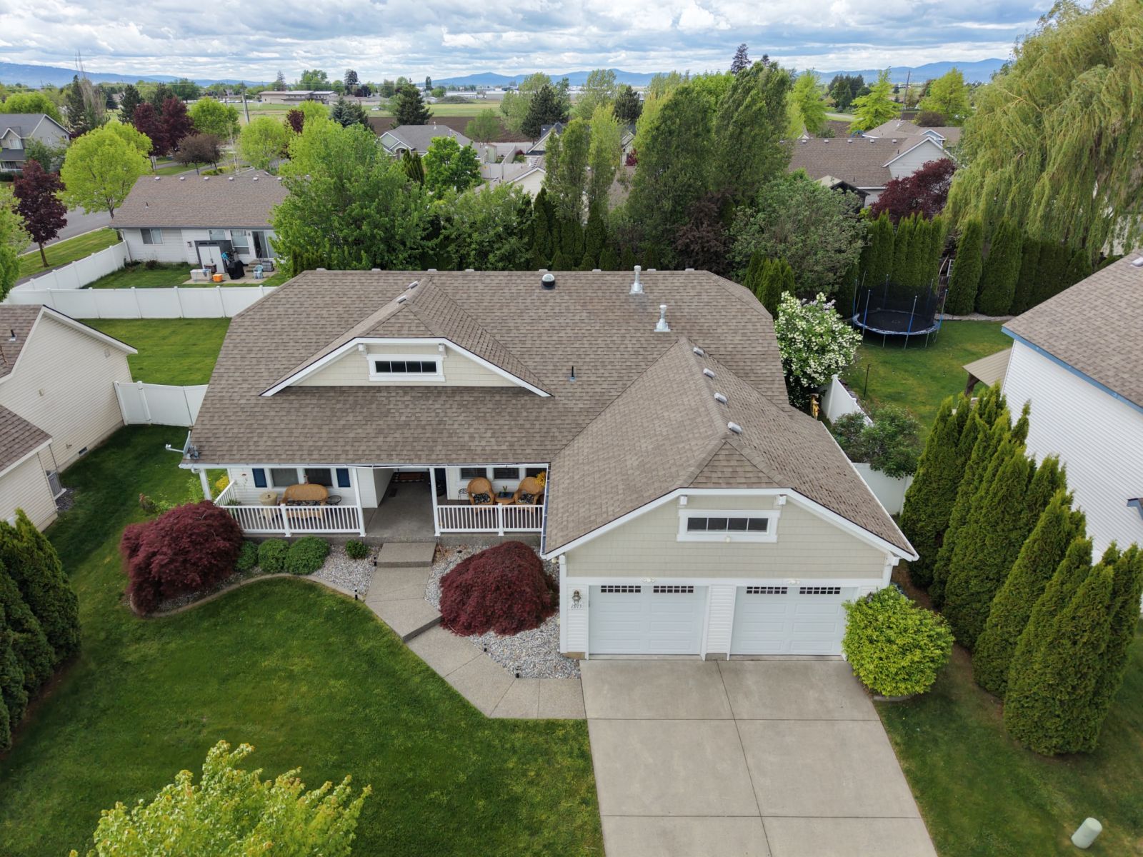 Lake City Roofing before & after images