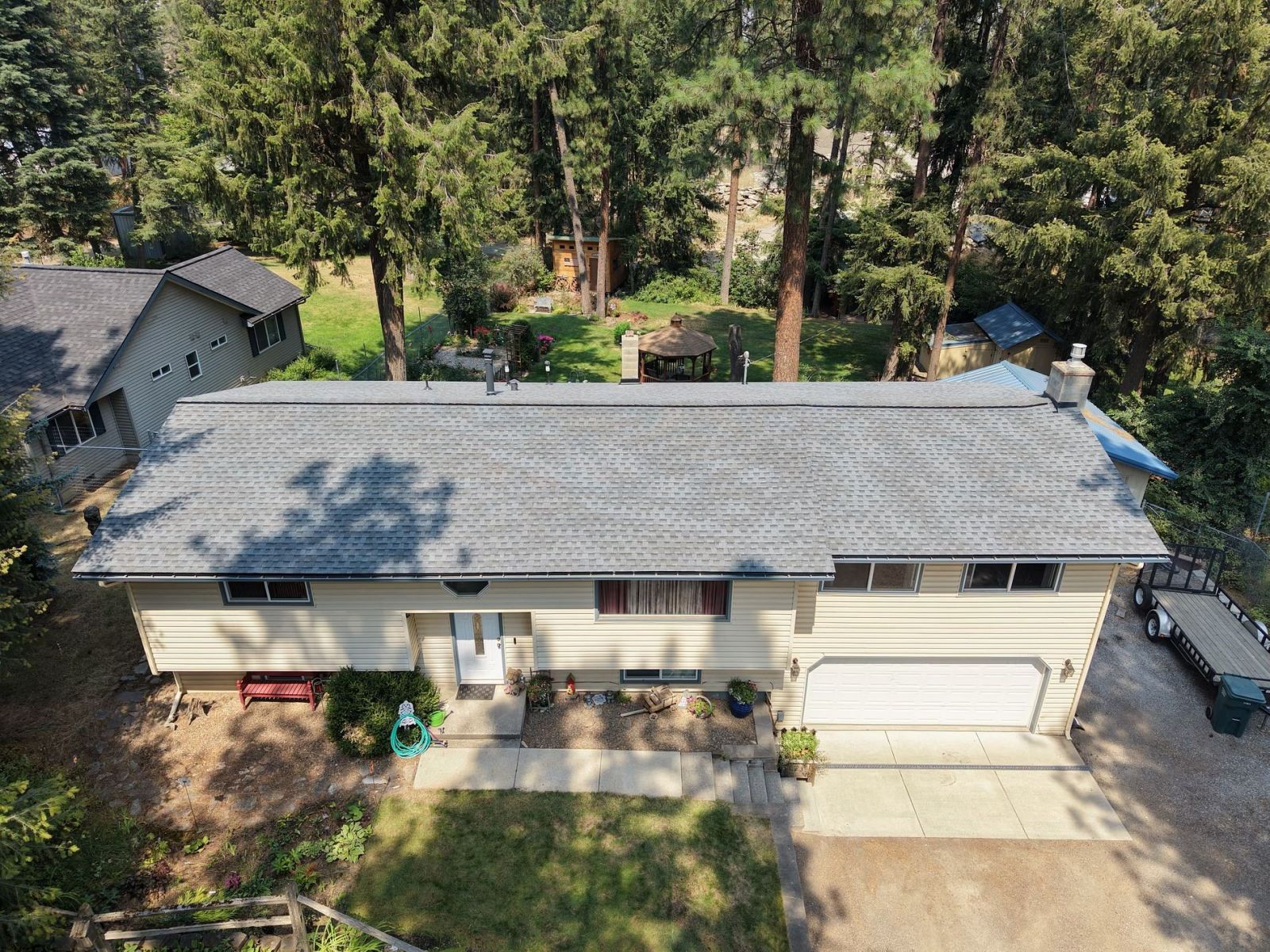 Lake City Roofing before & after images