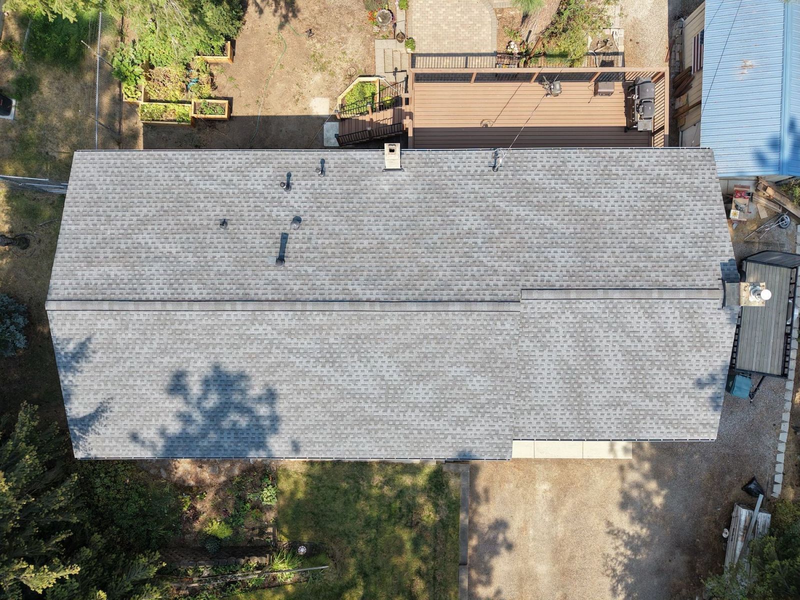 Lake City Roofing before & after images
