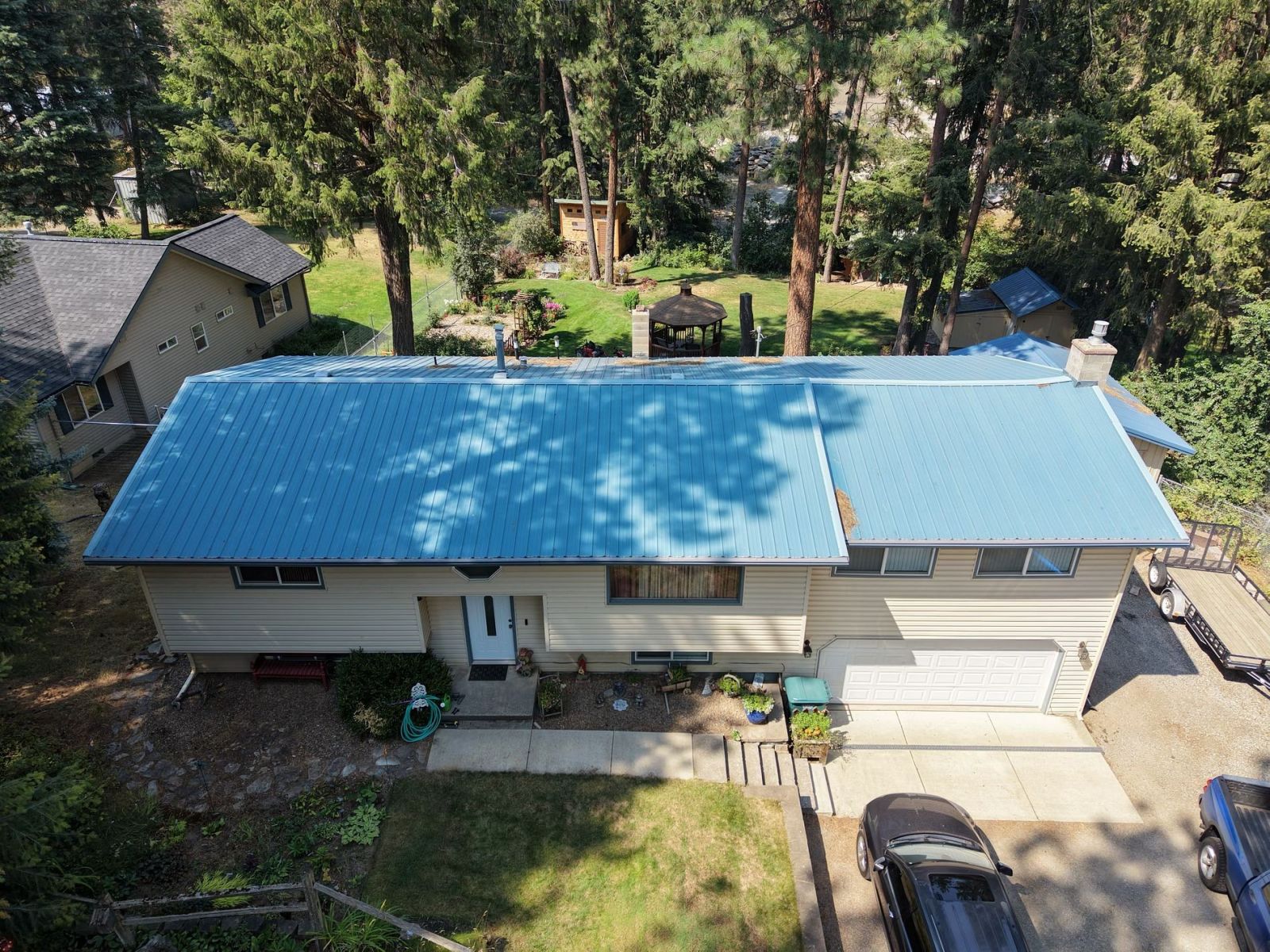Lake City Roofing before & after images