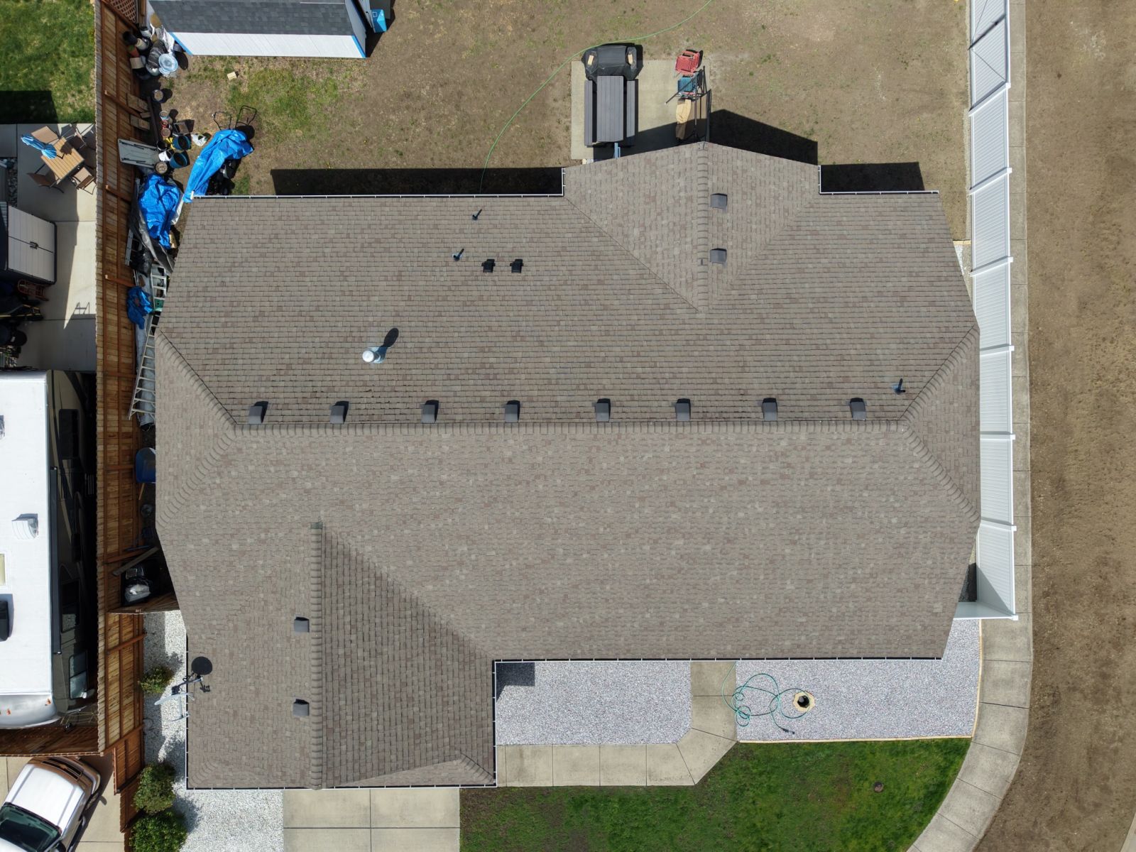 Lake City Roofing before & after images