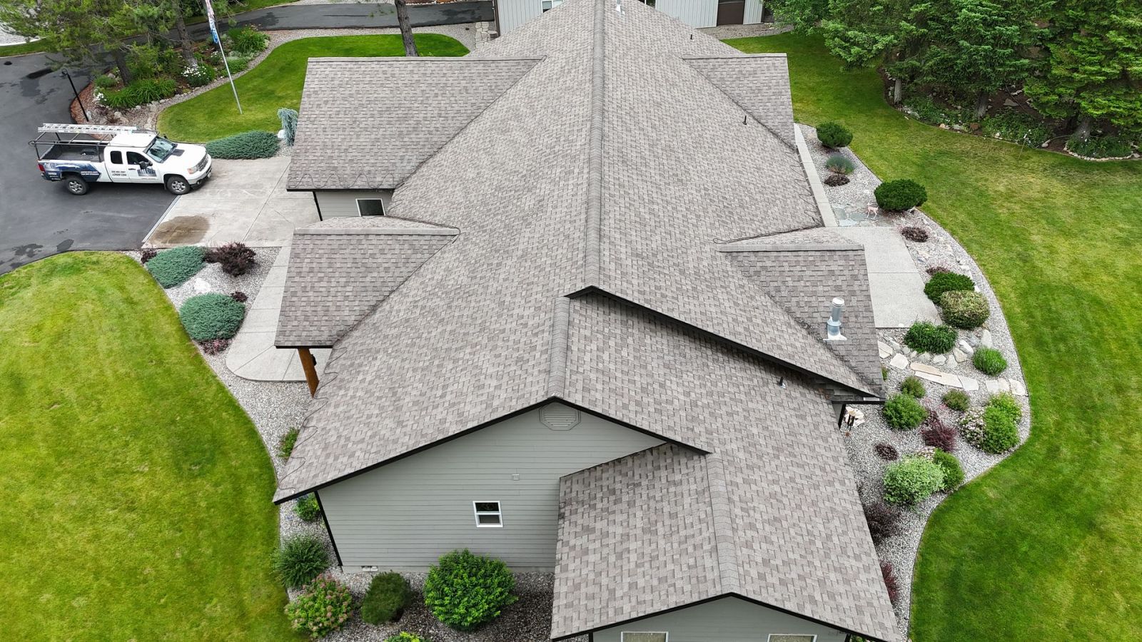 Lake City Roofing before & after images