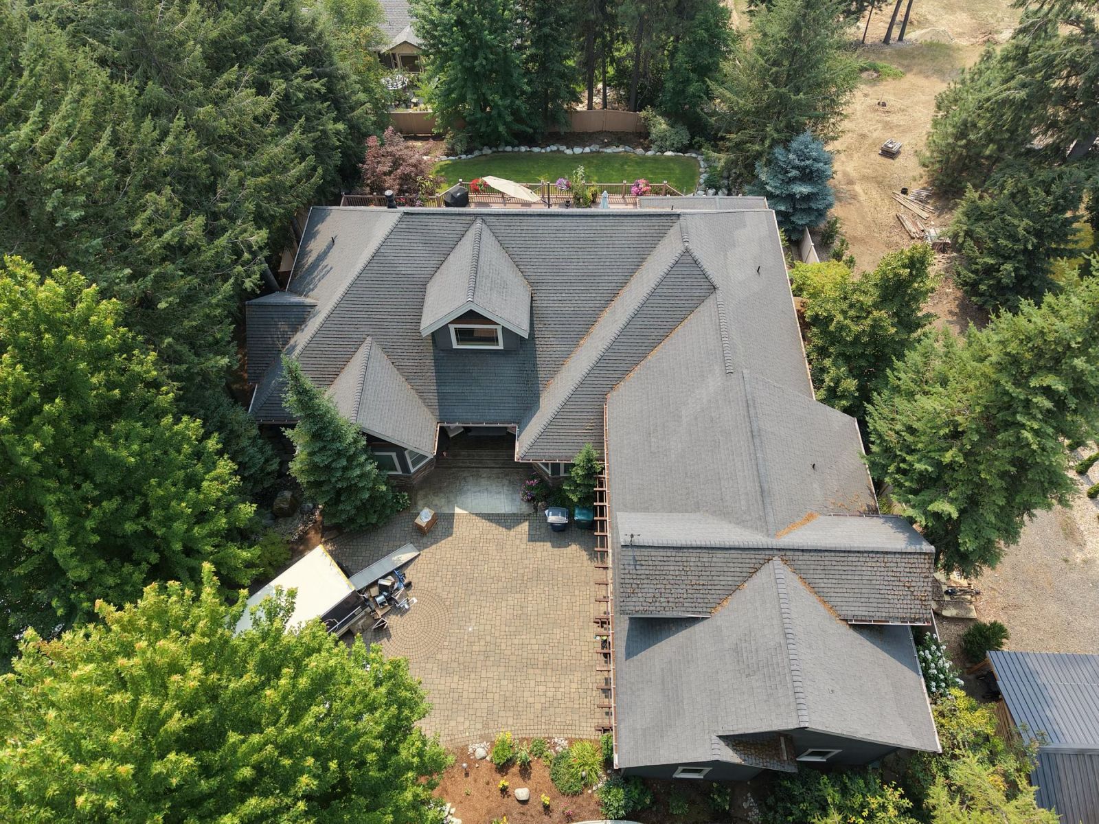Lake City Roofing before & after images