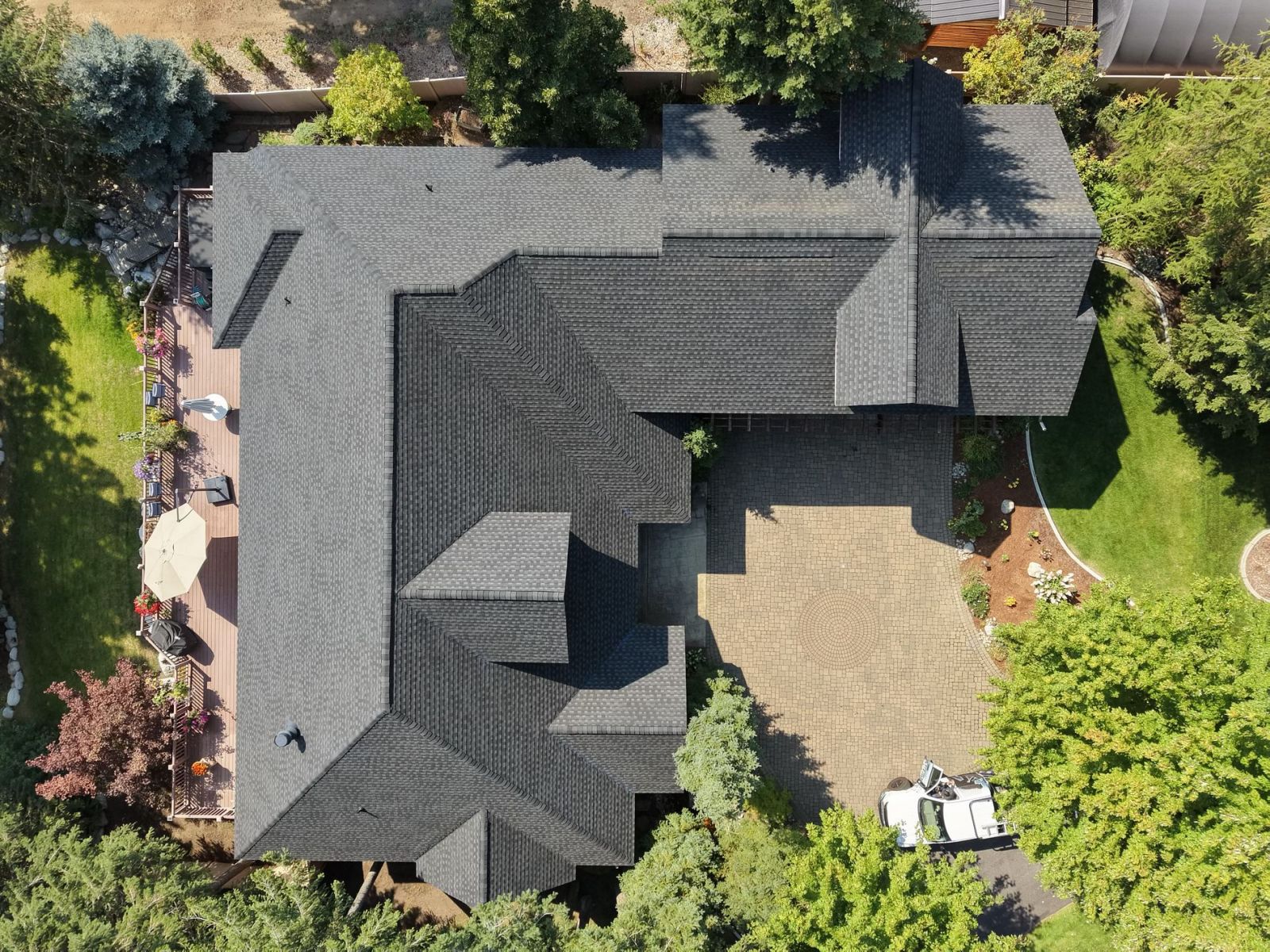 Lake City Roofing before & after images