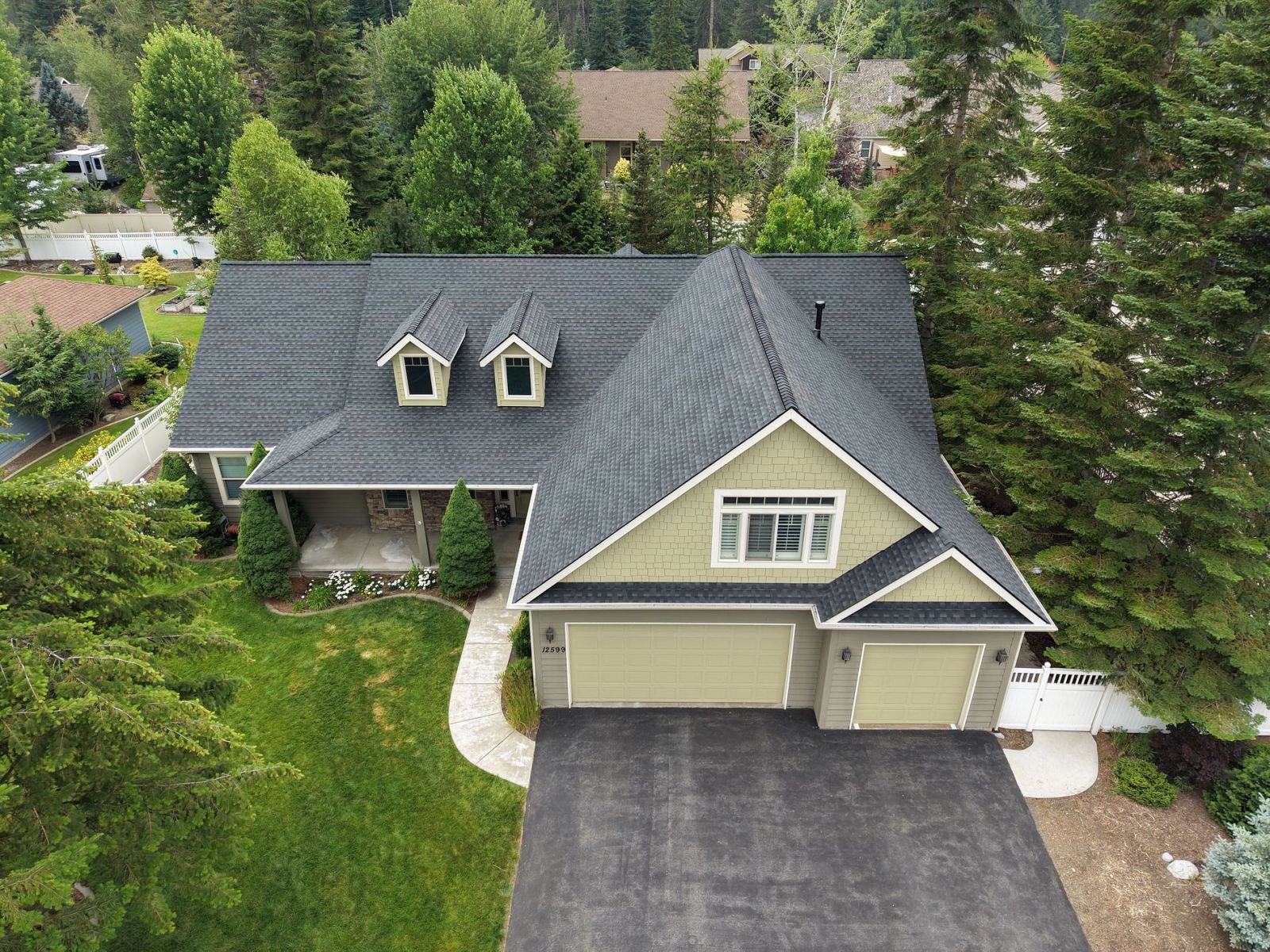 Lake City Roofing before & after images