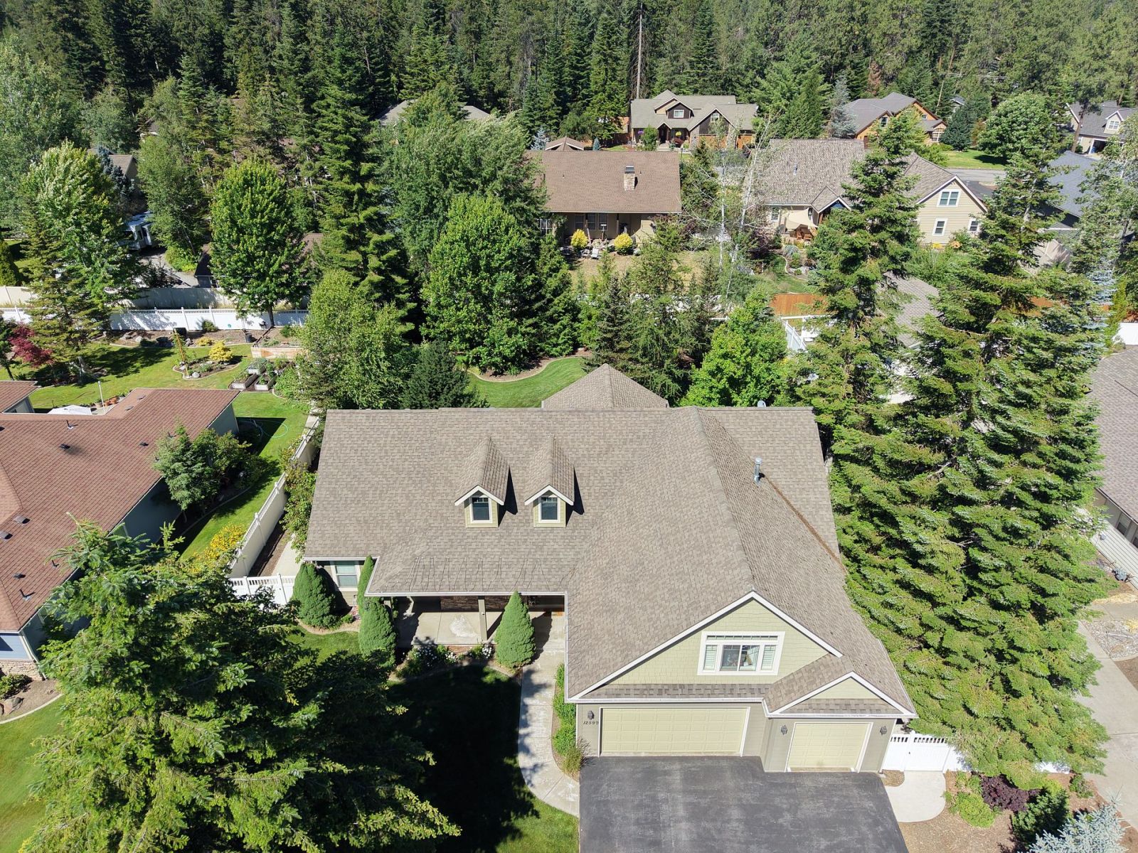 Lake City Roofing before & after images