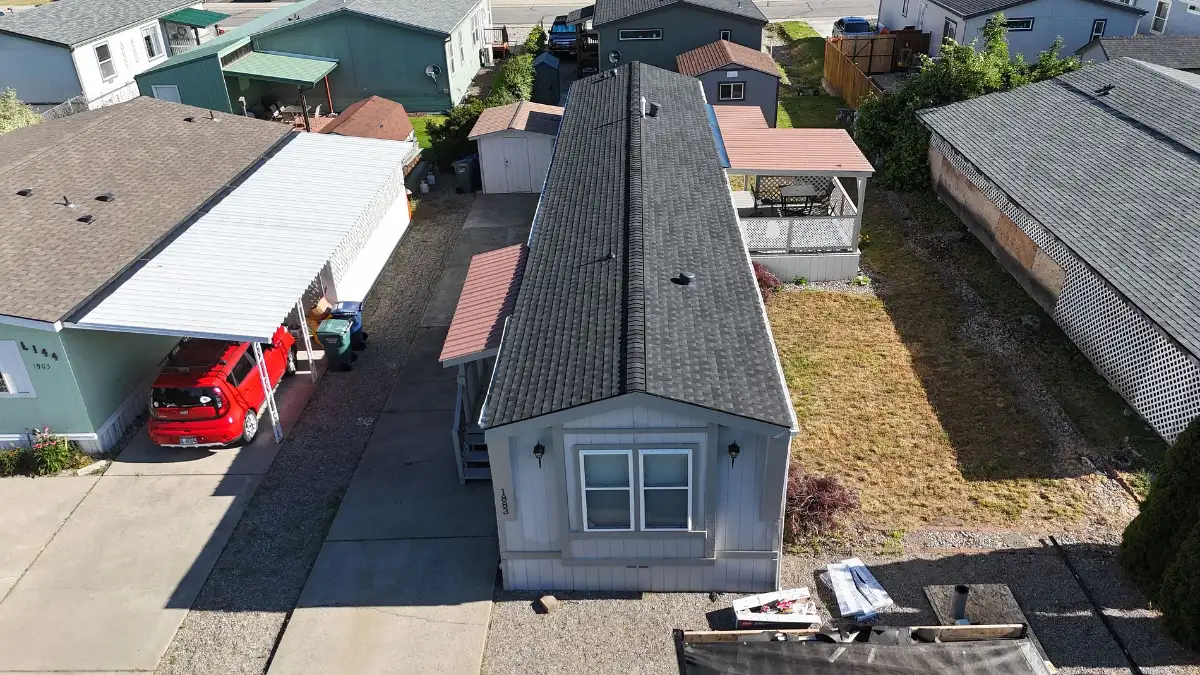 Lake City Roofing before & after images