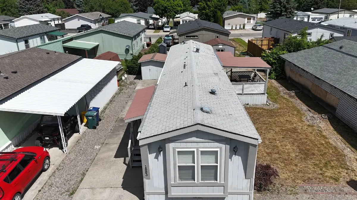 Lake City Roofing before & after images