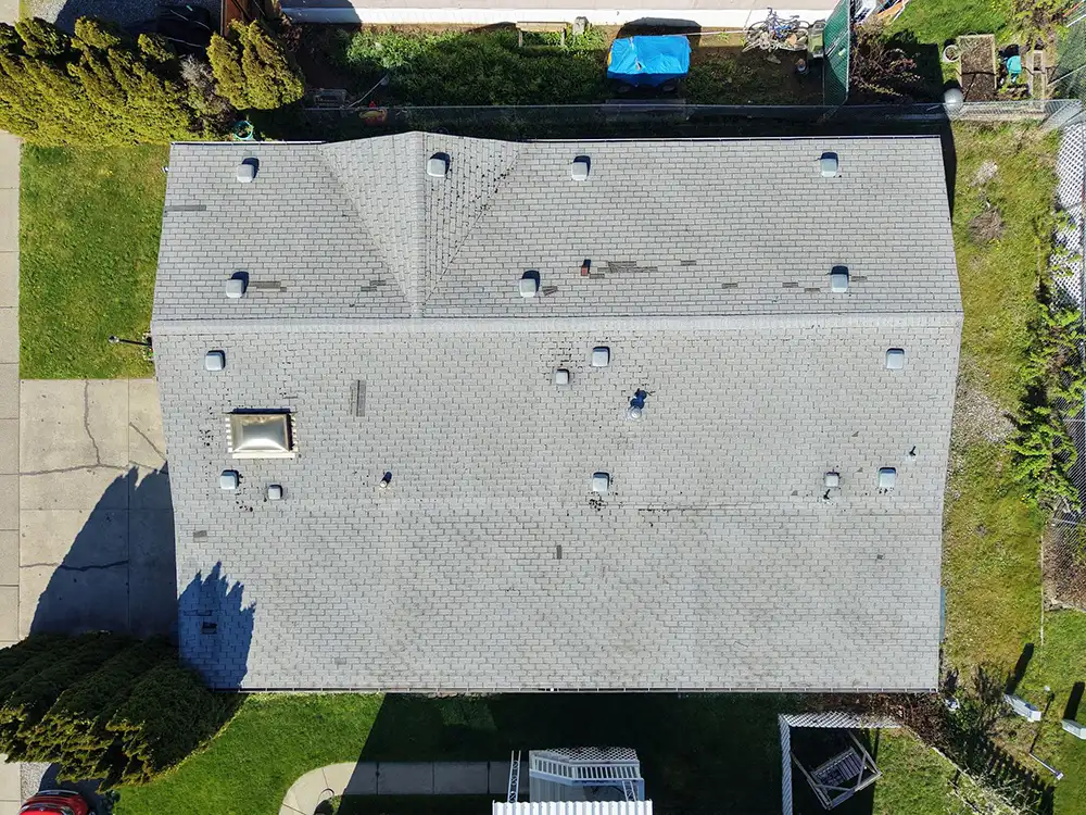 Lake City Roofing before & after images