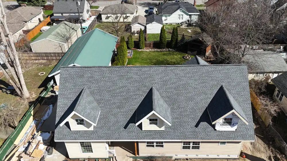 Lake City Roofing before & after images