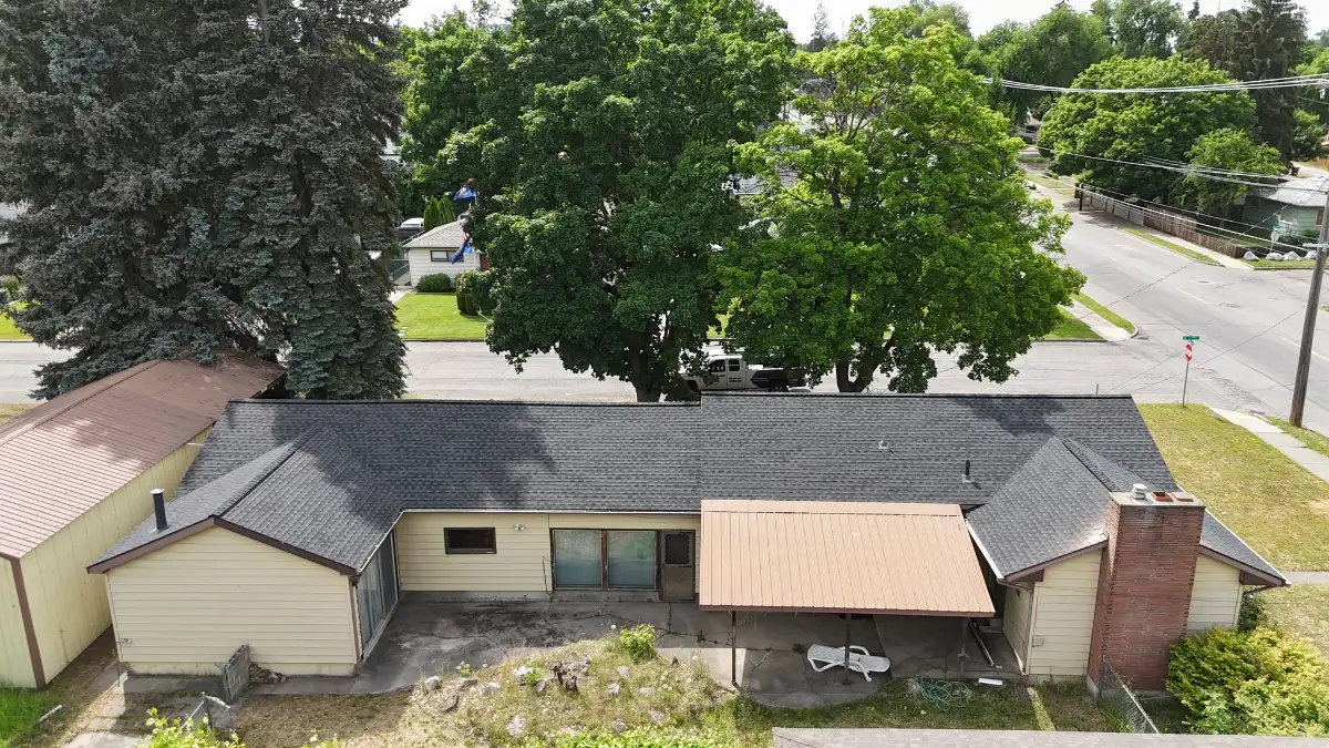 Lake City Roofing before & after images