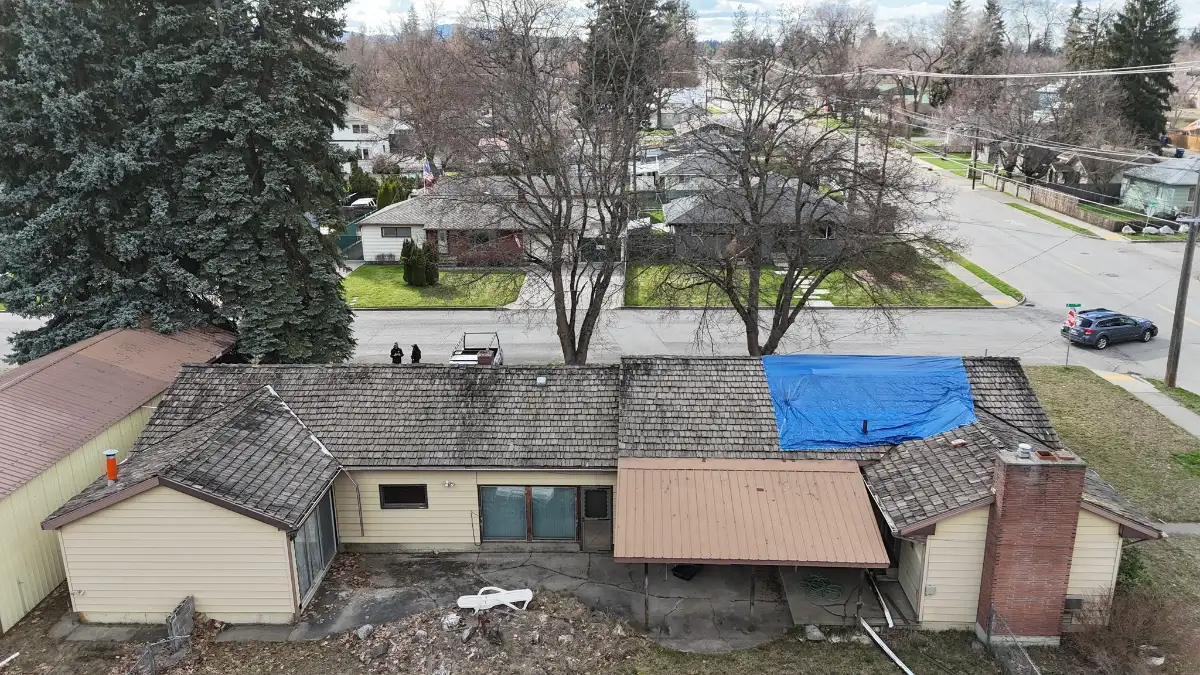 Lake City Roofing before & after images