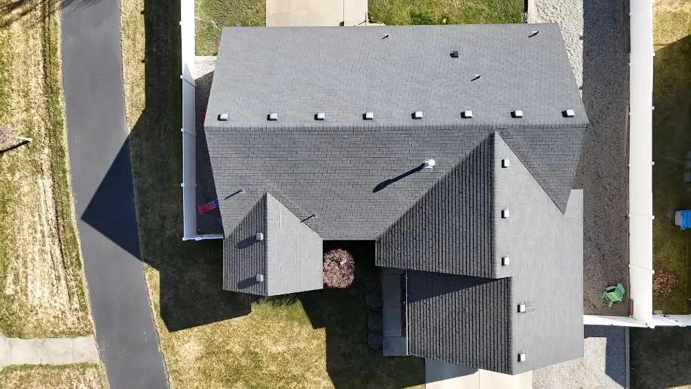 Lake City Roofing before & after images