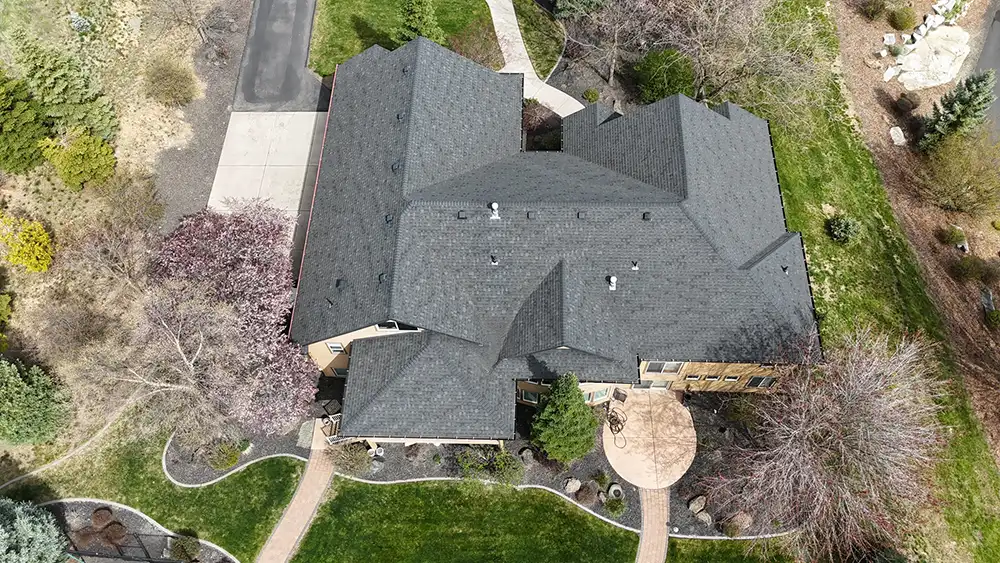 Lake City Roofing before & after images