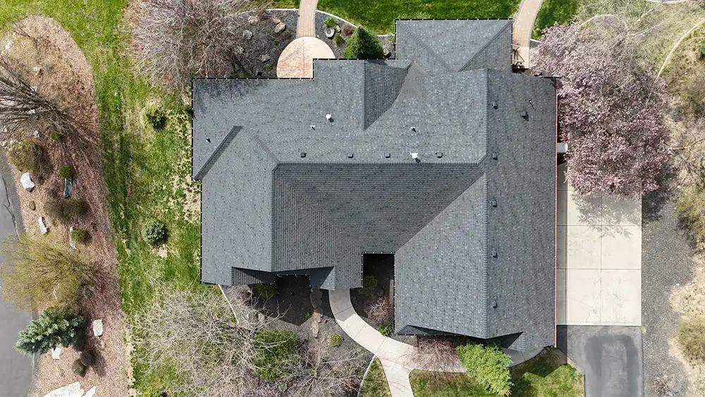 Lake City Roofing before & after images