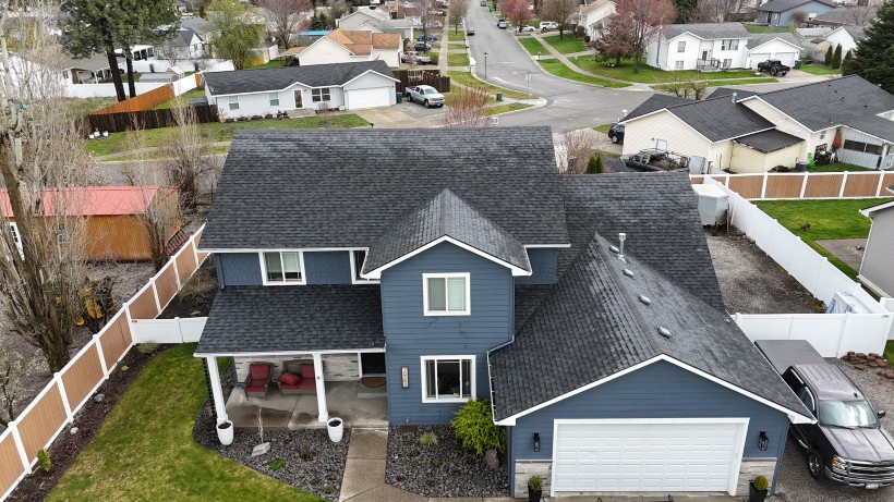 Lake City Roofing before & after images