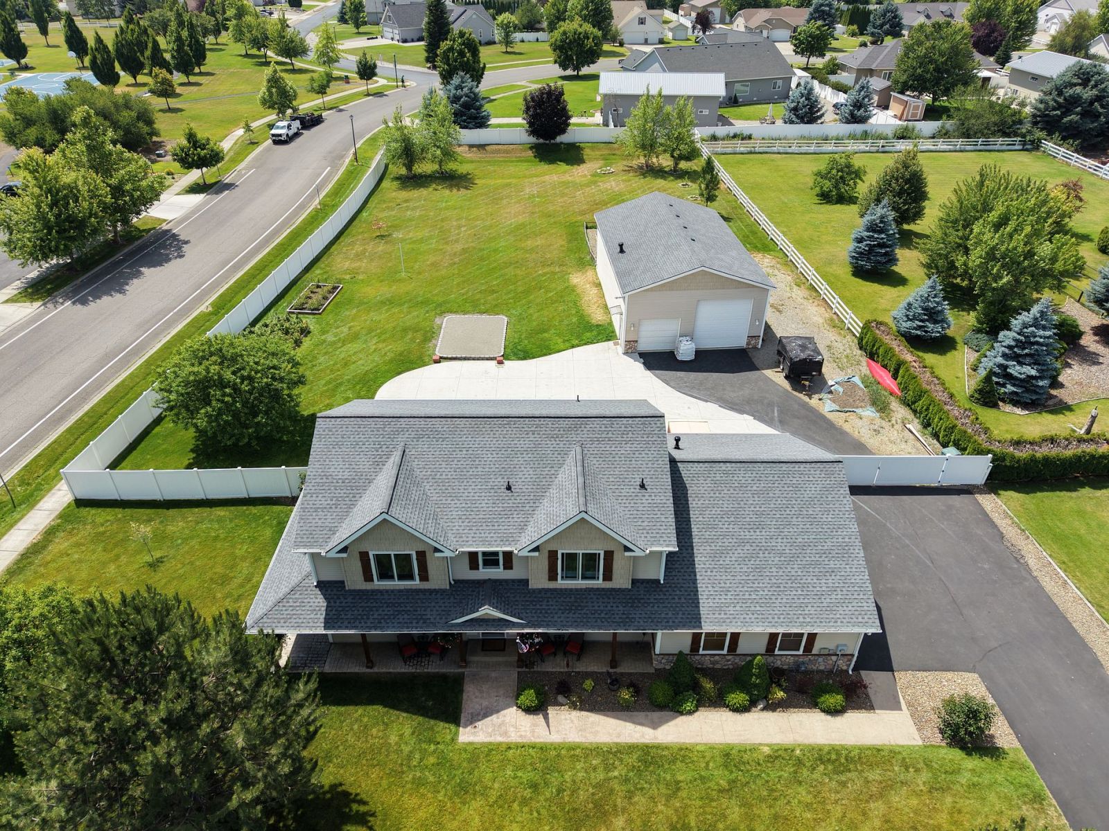 Lake City Roofing before & after images