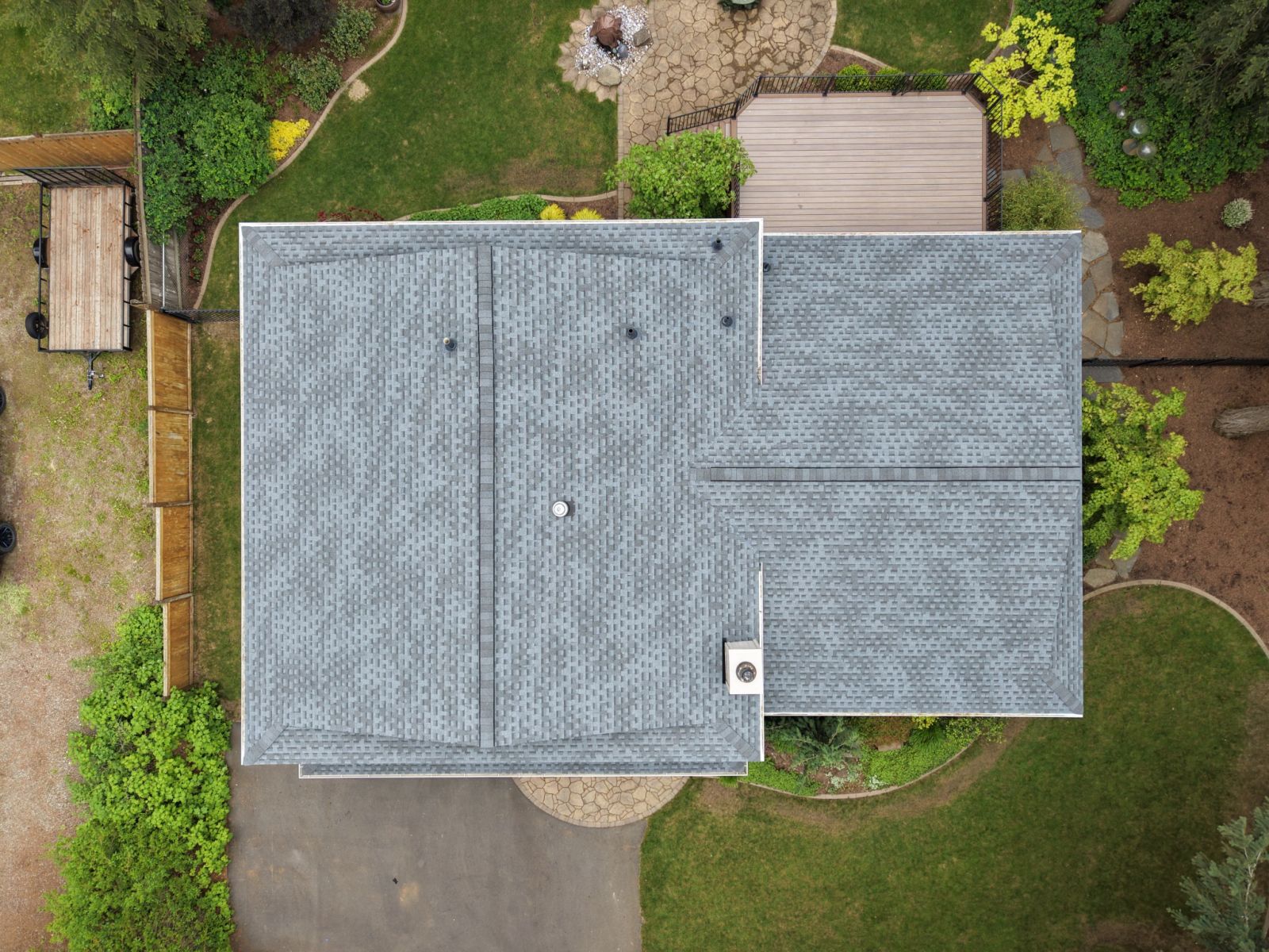 Lake City Roofing before & after images