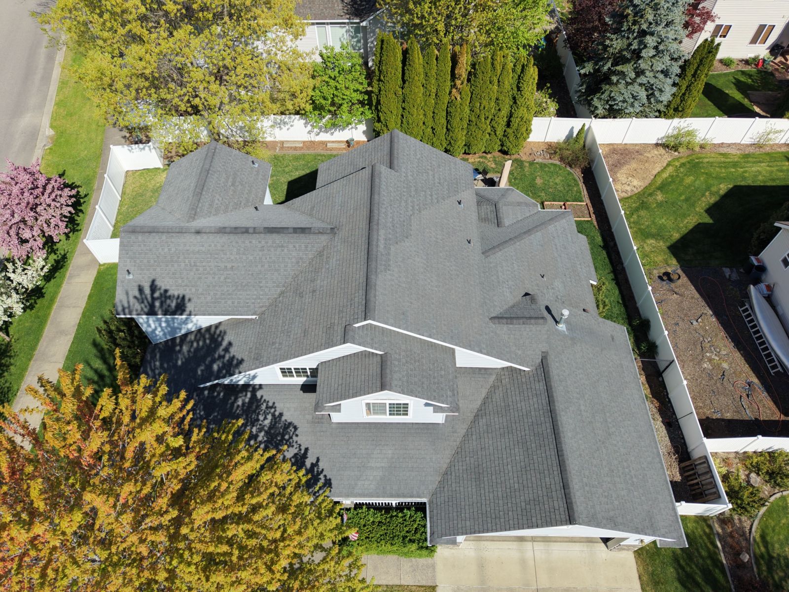 Lake City Roofing before & after images