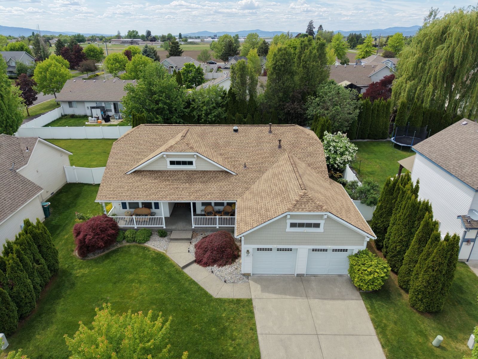 Lake City Roofing before & after images
